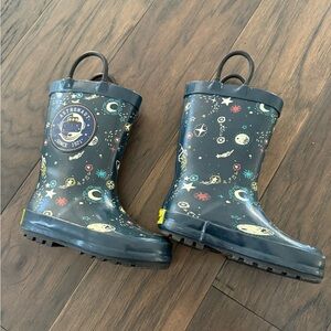 Western Chief Kids Boy's Space Mission Mid Rain Boots
